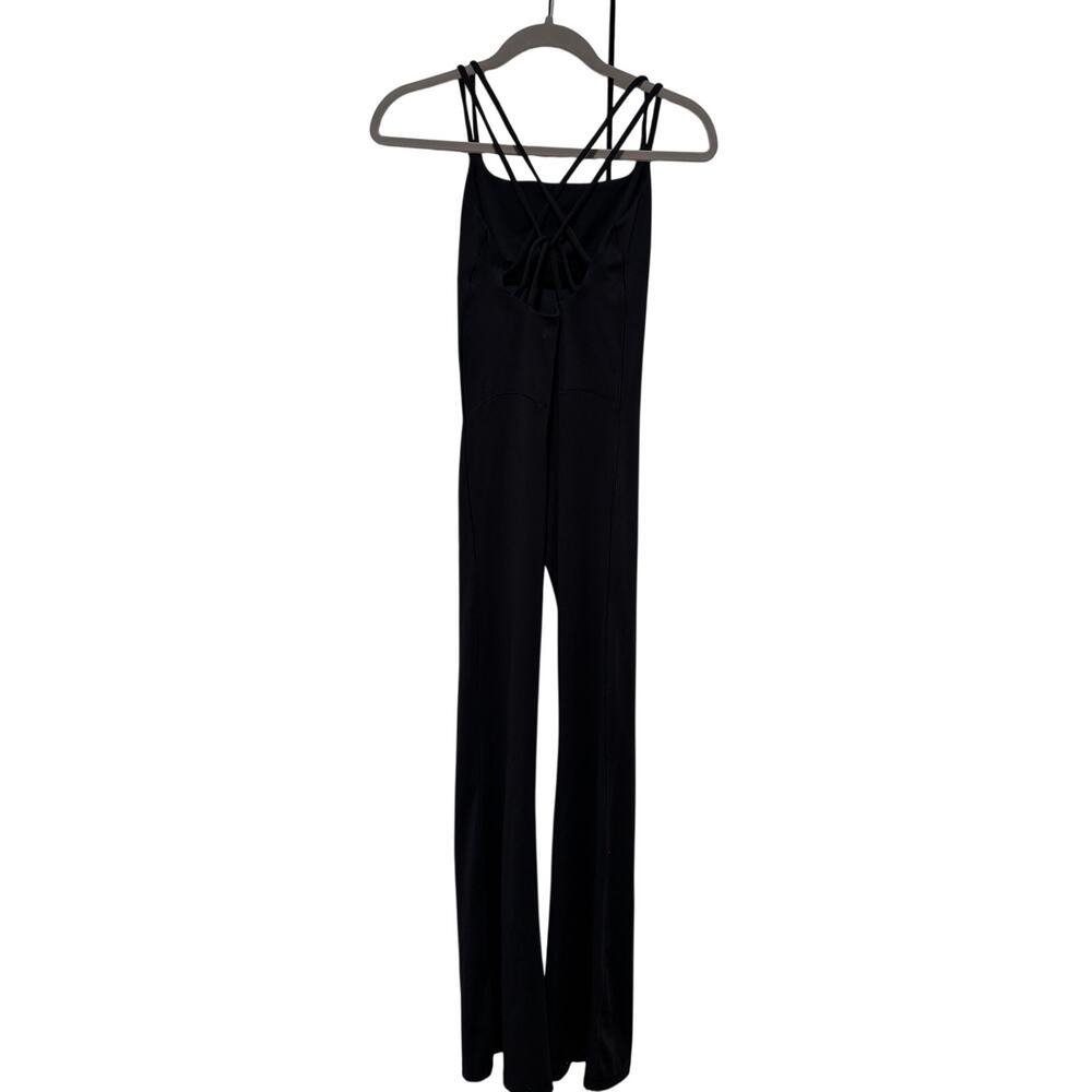 PINK Victoria's Secret Black Strappy Jumpsuit XS - Picture 7 of 10